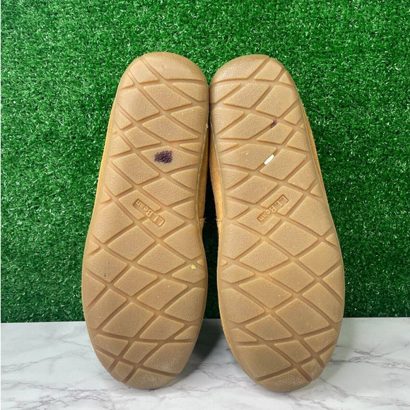 L.L. Bean Men's Wicked Good Moccasins Size 9 Wide Brown Slip On Shoes - Picture 6 of 10